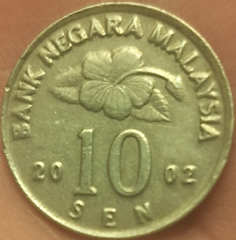 Malaysia 10 Sen 2002 VF