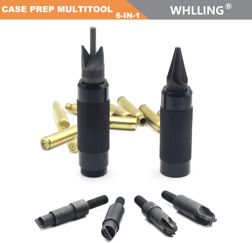 Case Prep Multitool, Case Chamfer Deburring Hand Tools for Reloading, Fits Case.