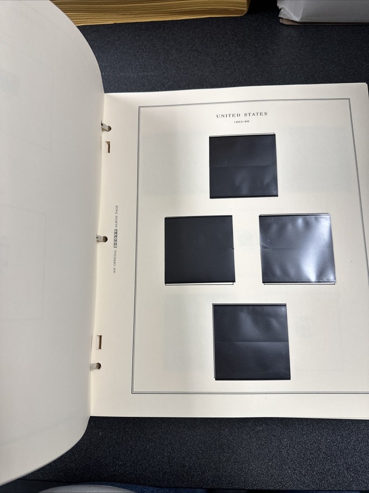 Scott Plate Block Album With Dust Case ( No Stamp )