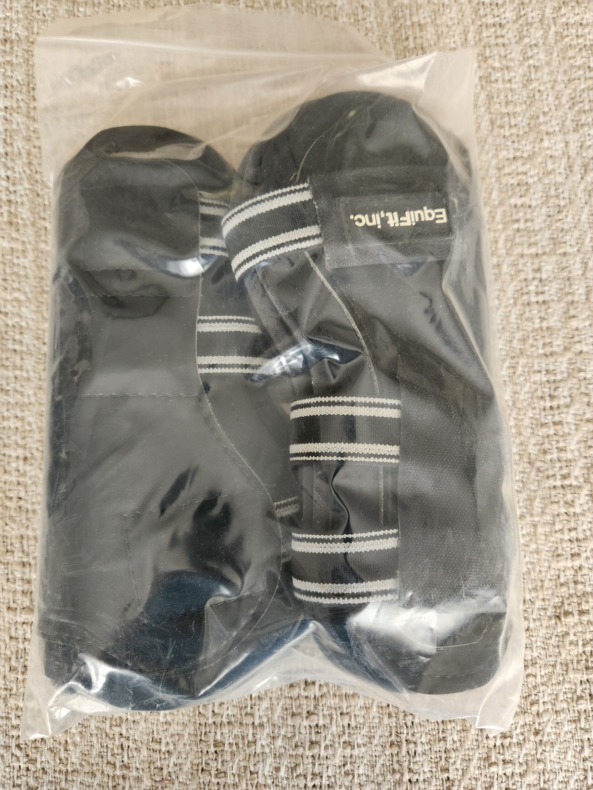 New Equifit Open Front Boots Horse - Black - Medium - Removeable Washable Liners