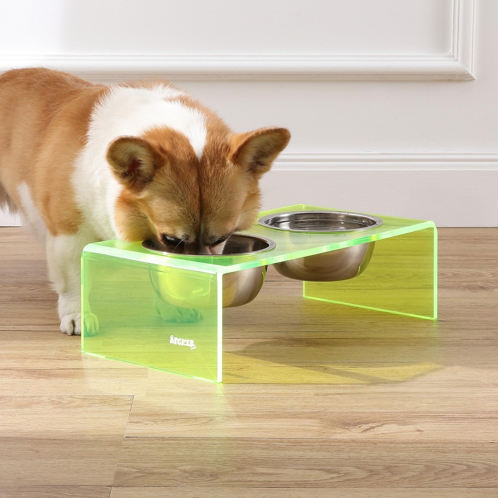 The LICKER Store DBL2000G Keaton 5" Small/Medium Modern Acrylic Rectangular Elev