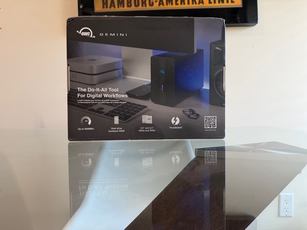 OWC Gemini 12TB 2-Bay Thunderbolt 3 Raid Array (2 X 6TB )