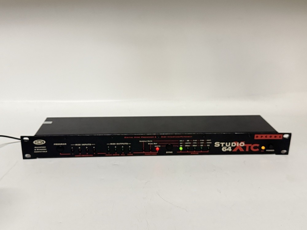 Opcode OMS Studio 64 XTC 4-In, 6-Out MIDI Interface - 64 MIDI CH - 064-2002