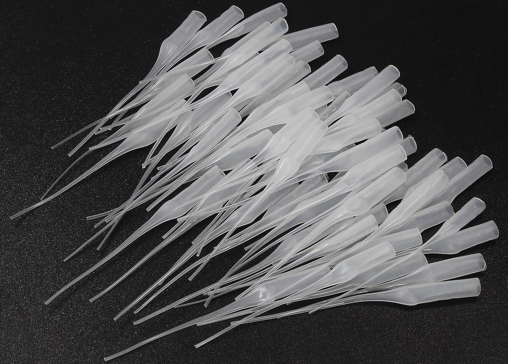 200Pcs Micro CA Glue Tips, Precision CA Applicator Tips Extender for DIY, Crafti