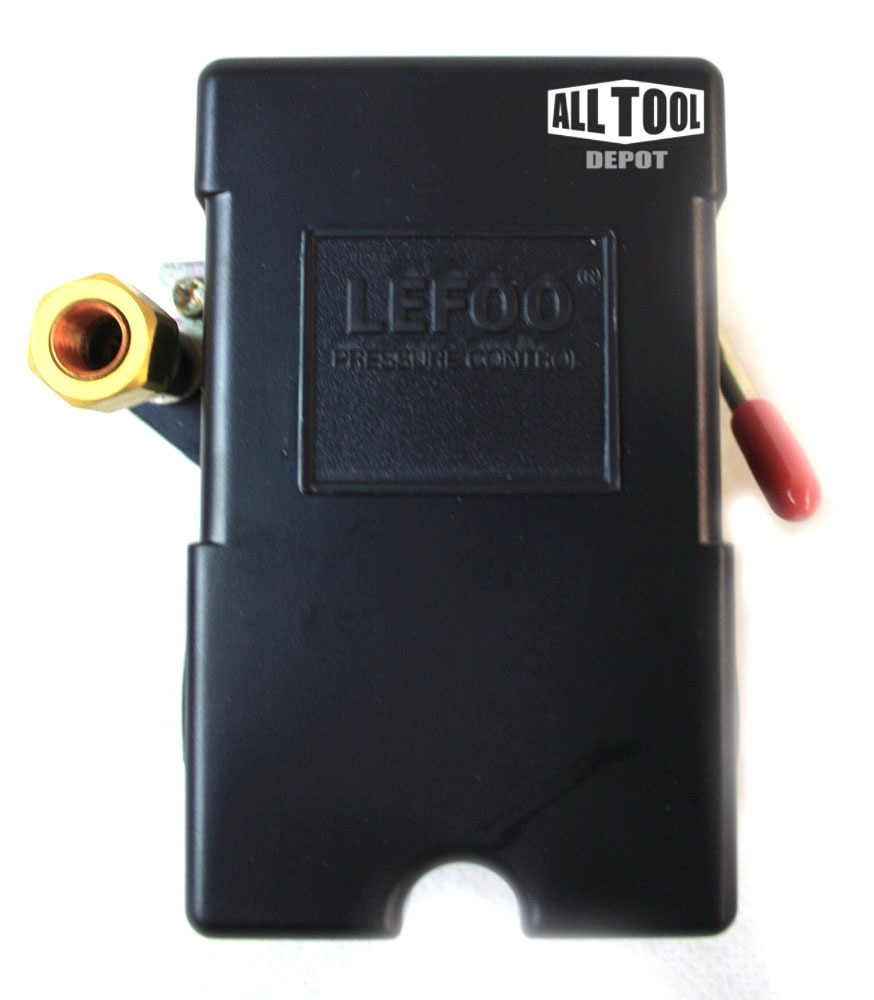 Lefoo Quality Air Compressor Pressure Switch Control 85-115 PSI 4 Port w/ Unload