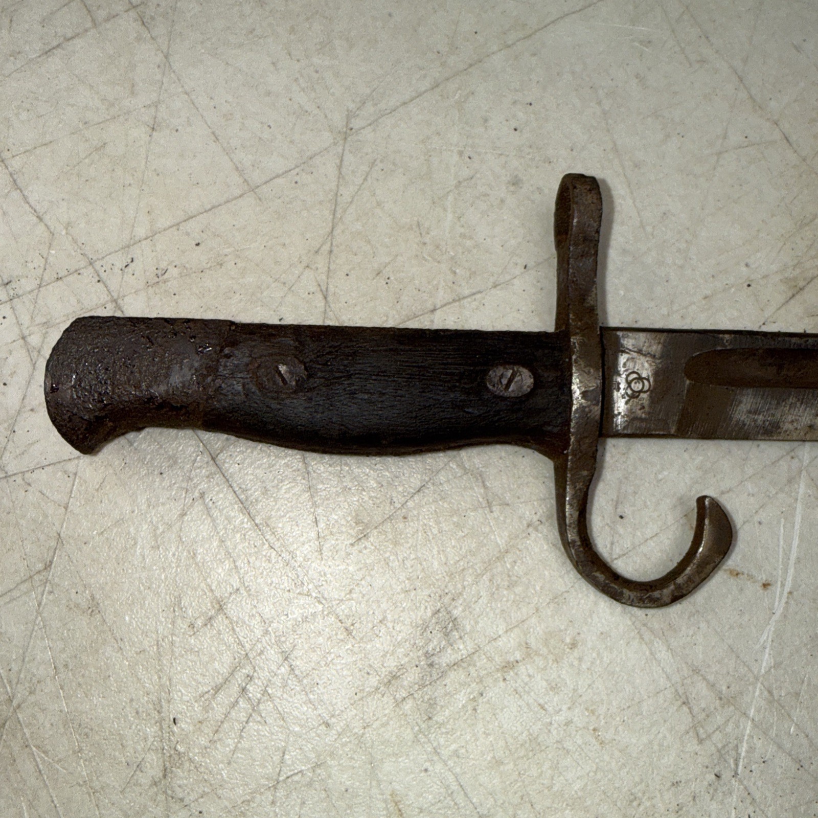 WW2 Japanese Arisaka Bayonet For Restoration. Very Rusty