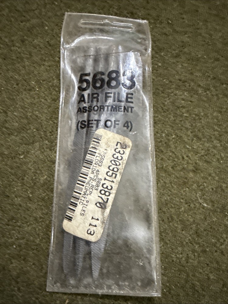 FLORIDA PNEUMATIC Air File Set 3pc NOS 🇺🇸