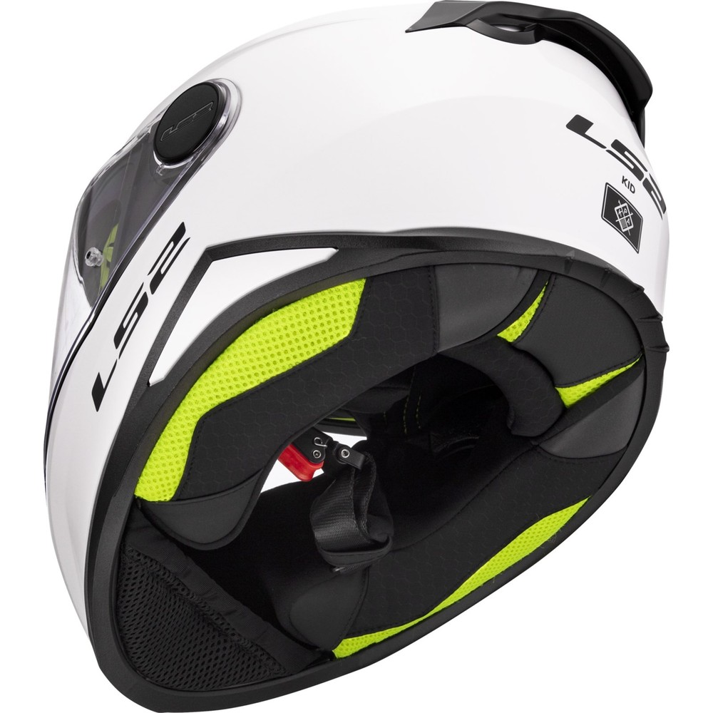 Motorcycle Helmet Children L - LS2 FF812 Kid Solid - Integral Kinderhelm White