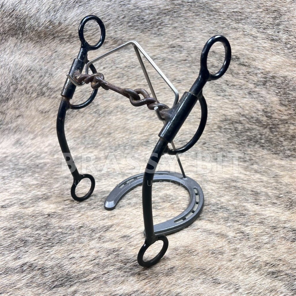 5" Twisted Loomis Shank Curb w/ Dog Bone