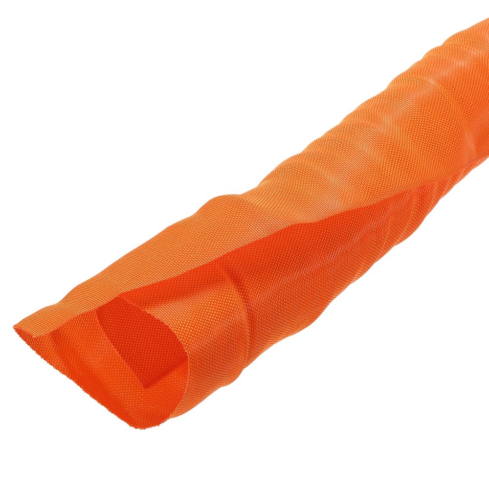 Wire Split Braided Cable Management Sleeve, Orange (2" - 7 Feet)