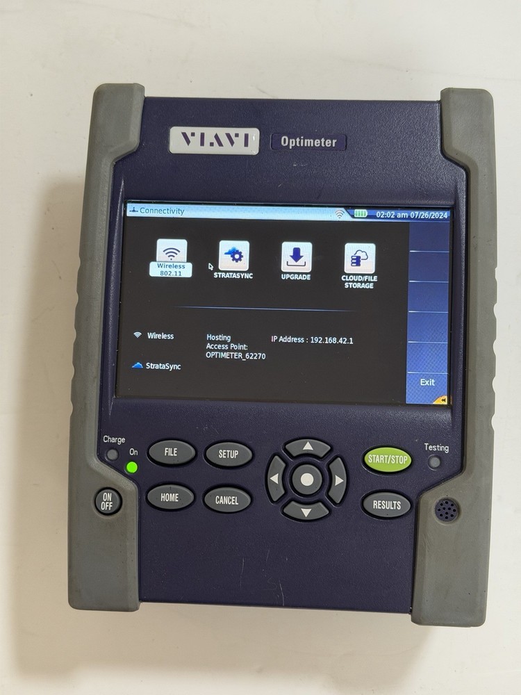 VIAVI Optimeter Fiber Optic Test Set EOFT-PONATT With Charger