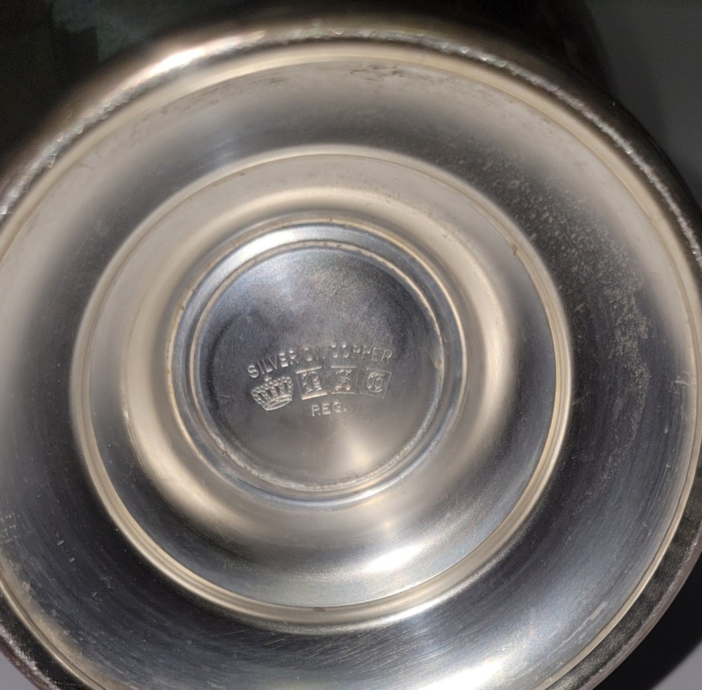 Vintage Tarnished Silver Tea Set