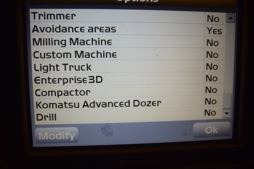 Topcon SmartGrade Control Panel Model GX-55 MANY OPTIONS #874