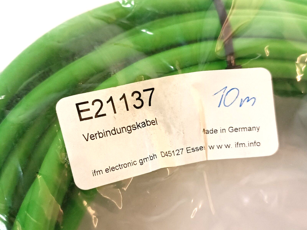IFM Electronic Interconnect Cable Sensor Actuator Lead 10m Lead E21137
