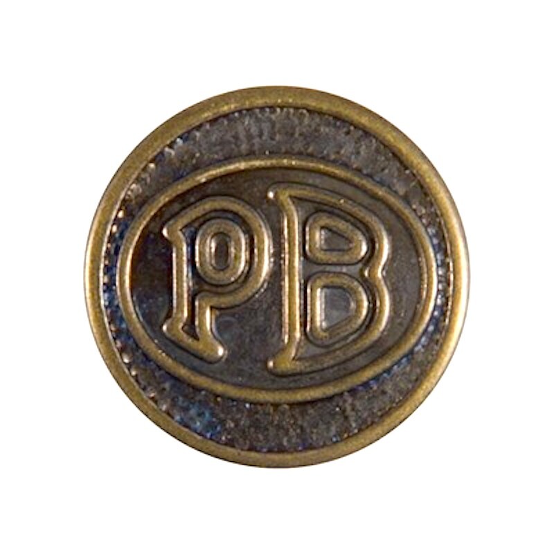 Beretta® -  "PB" Medallion Grip Insert Pietro Beretta Initials / Round
