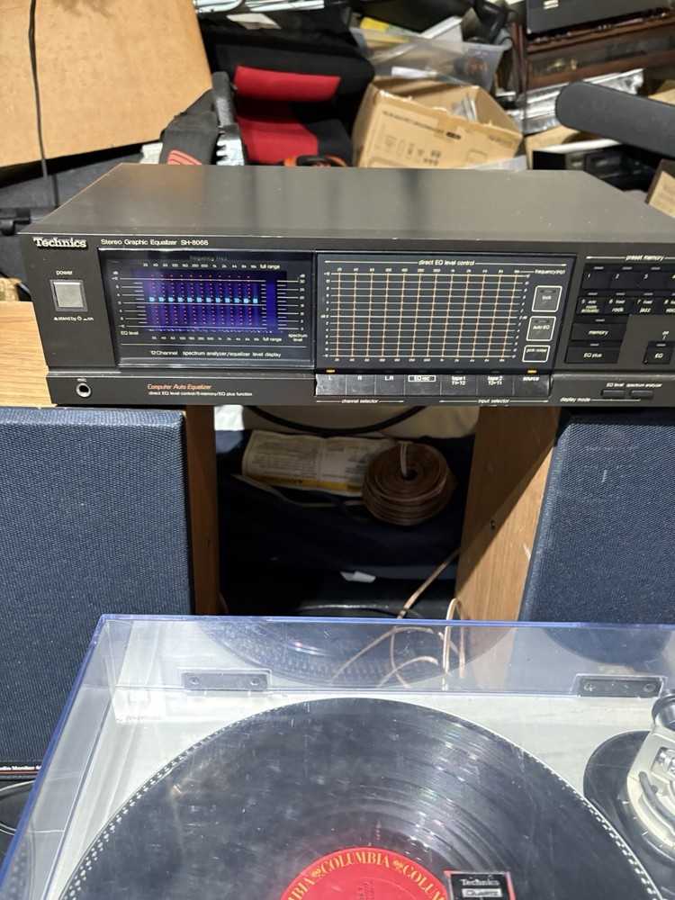 TECHICS graphic equalizer model number SH 8066