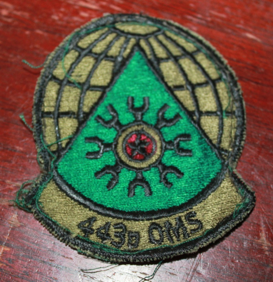 US AIRFORCE 443rd ORGANIZATION TO SQUADRON PATCH