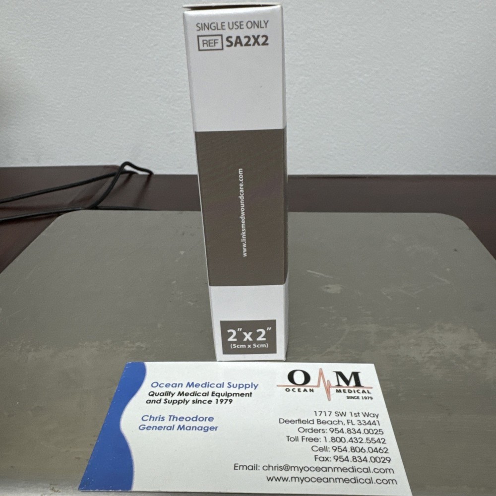 2” X 2” Silver Alginate Dressing, 10/Box By Pivot #SA2X2.