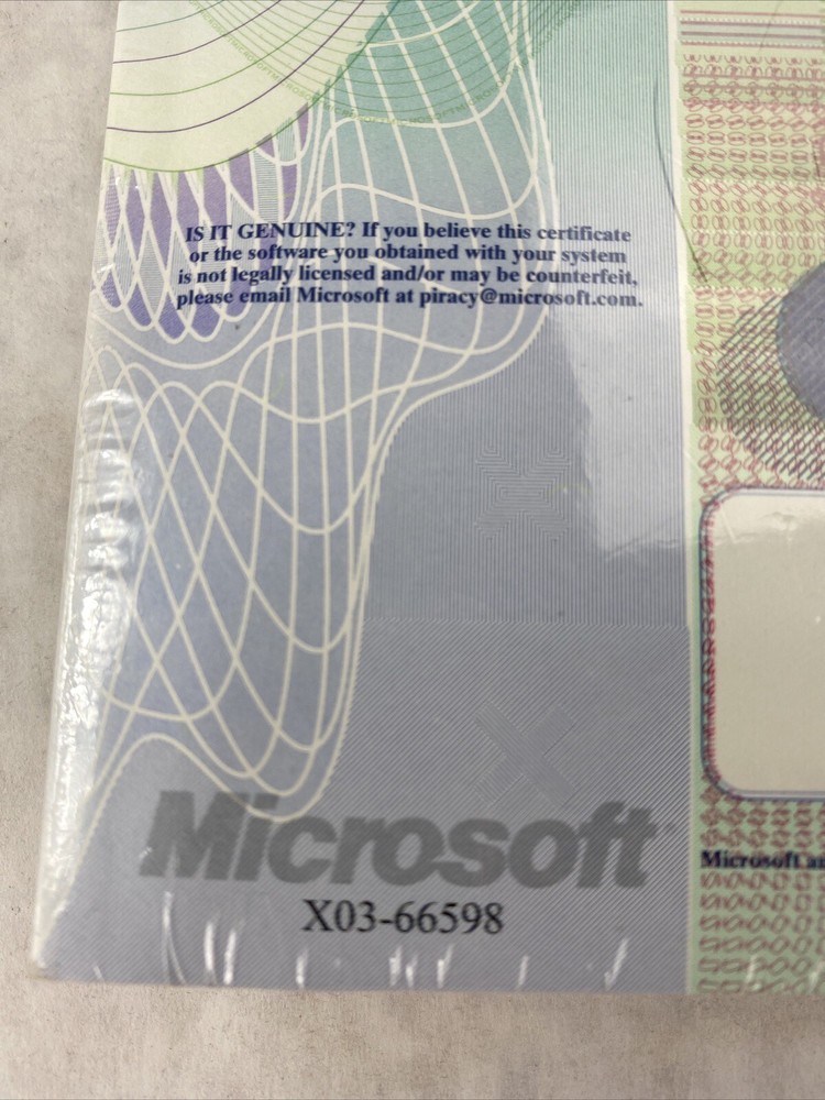 Microsoft Win 98 First Edition Windows 98 Full Operating System SEALED