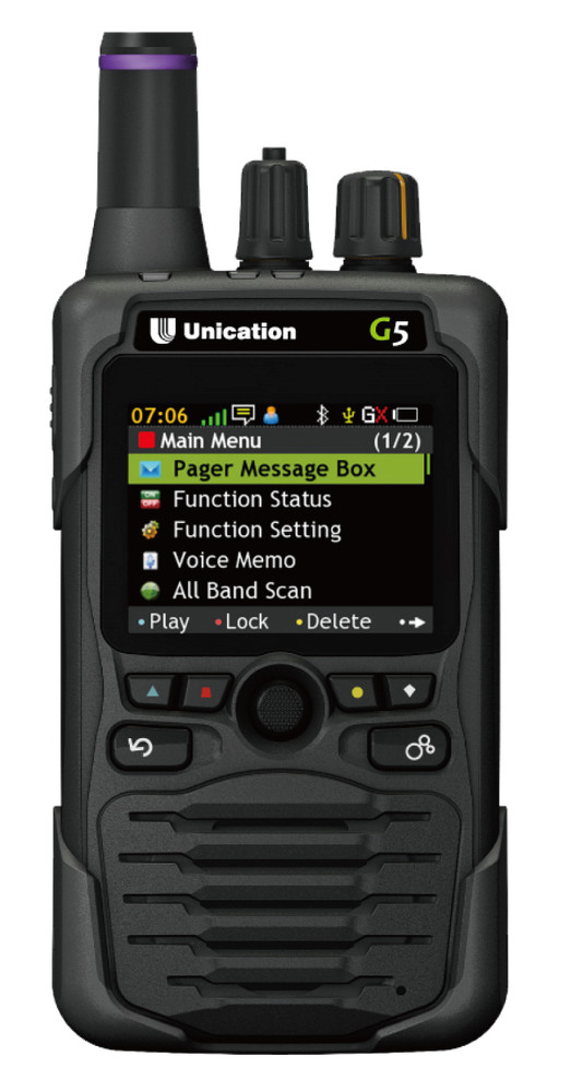 Unication G3 UHF Split C P25 VHF/400-470 Pager