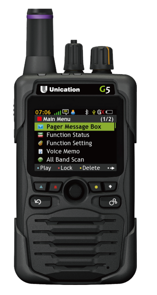 Unication G5 UHF Split C P25 400-470/700/800 Pager