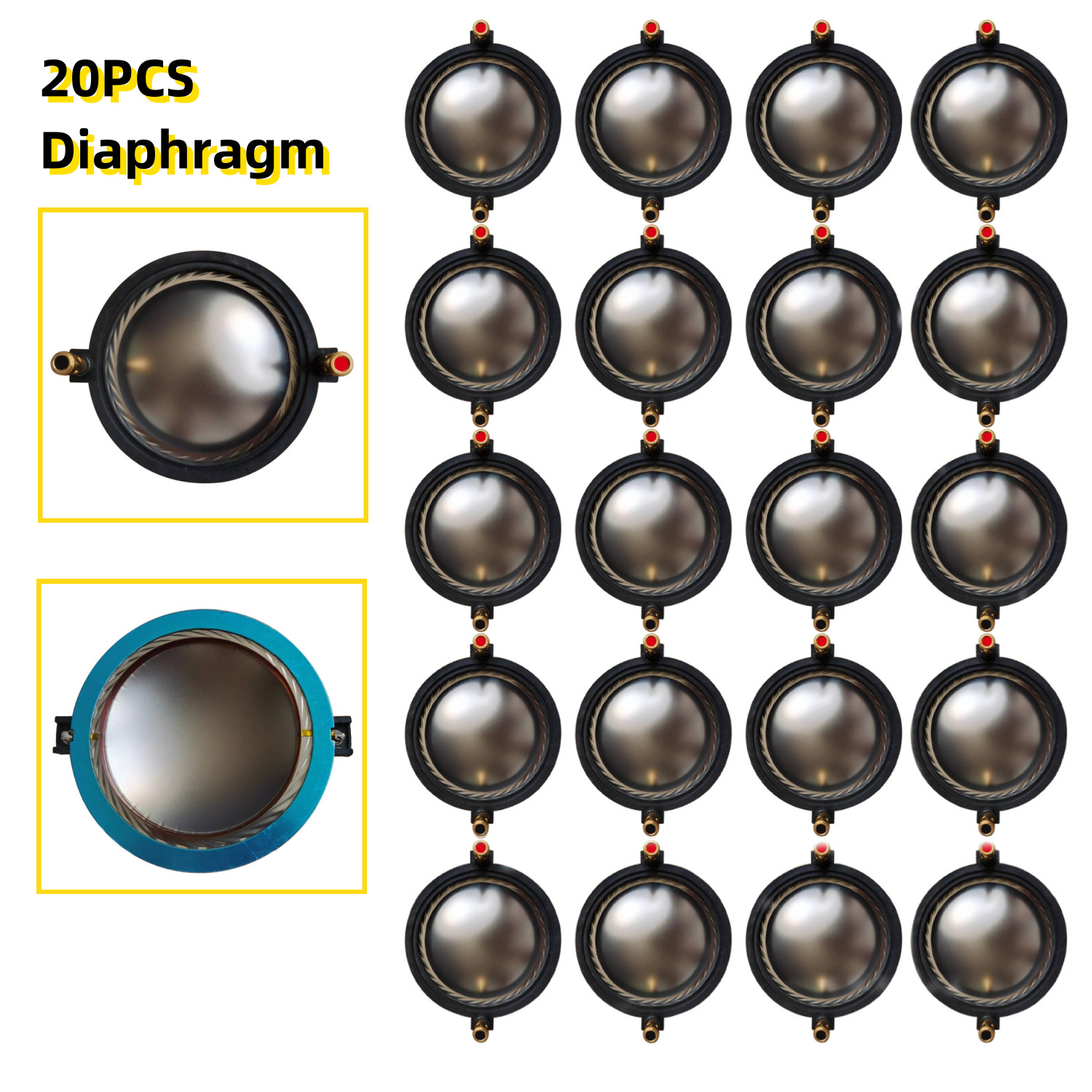 20PCS Diaphragm Driver For PRV RPD3220Ti PRV D3220Ti & D3220Ti-ND DE800 74.5mm
