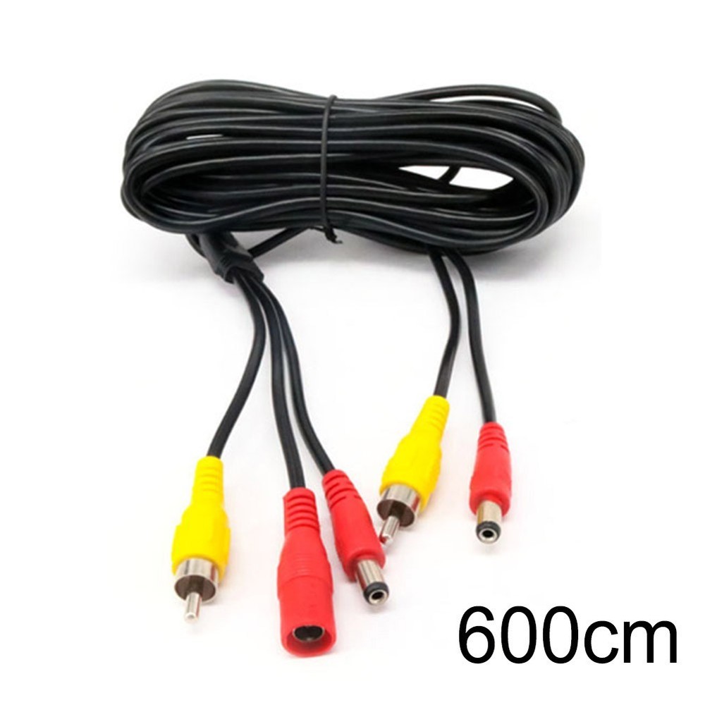 Conveniently Install Your For Backup Camera with a 600CM For RCA Cable