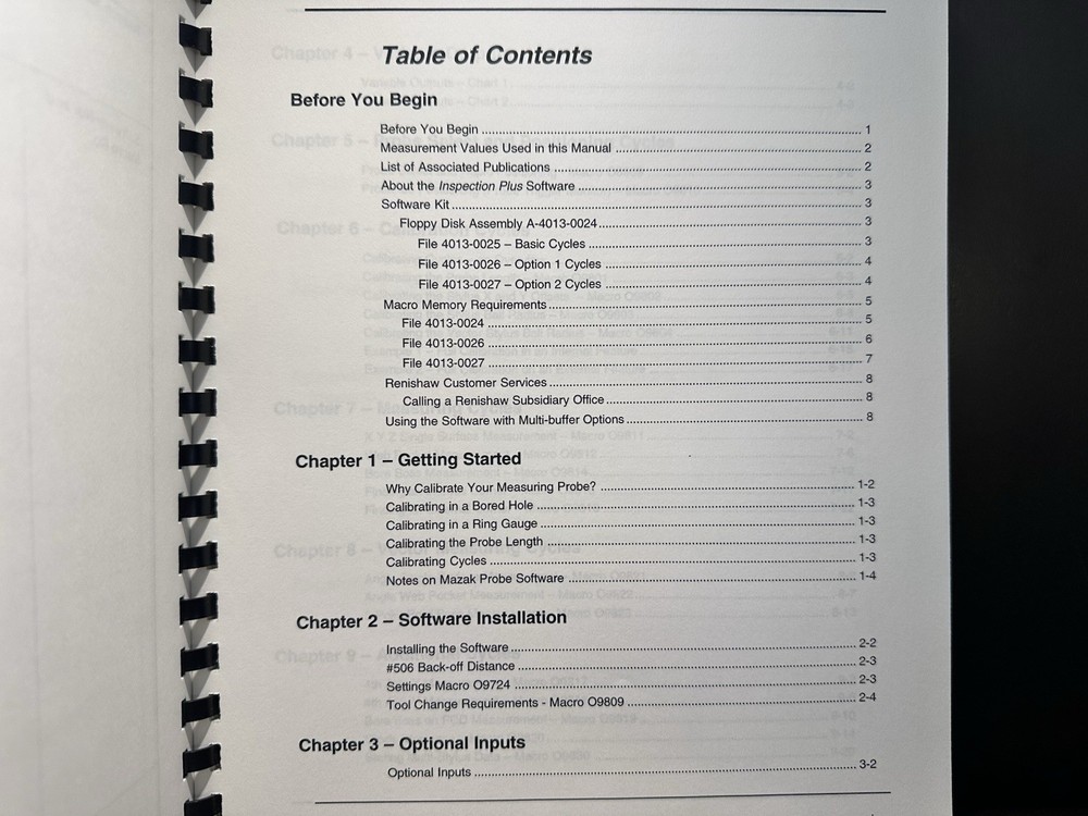 Renishaw Inspection Plus Software Programming Manual Mazak M32 M-Plus Fusion