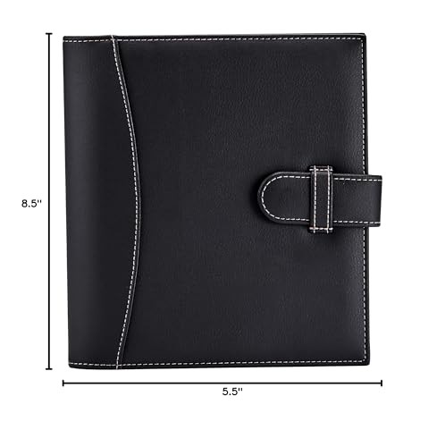 It's Academic Mini Executive Leather Portfolio Folder, 1" Ring Binder