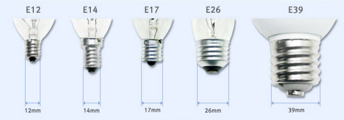 10X E12 to E14 Base LED Light Lamp Screw Socket Holder Adapter Bulbs Converters