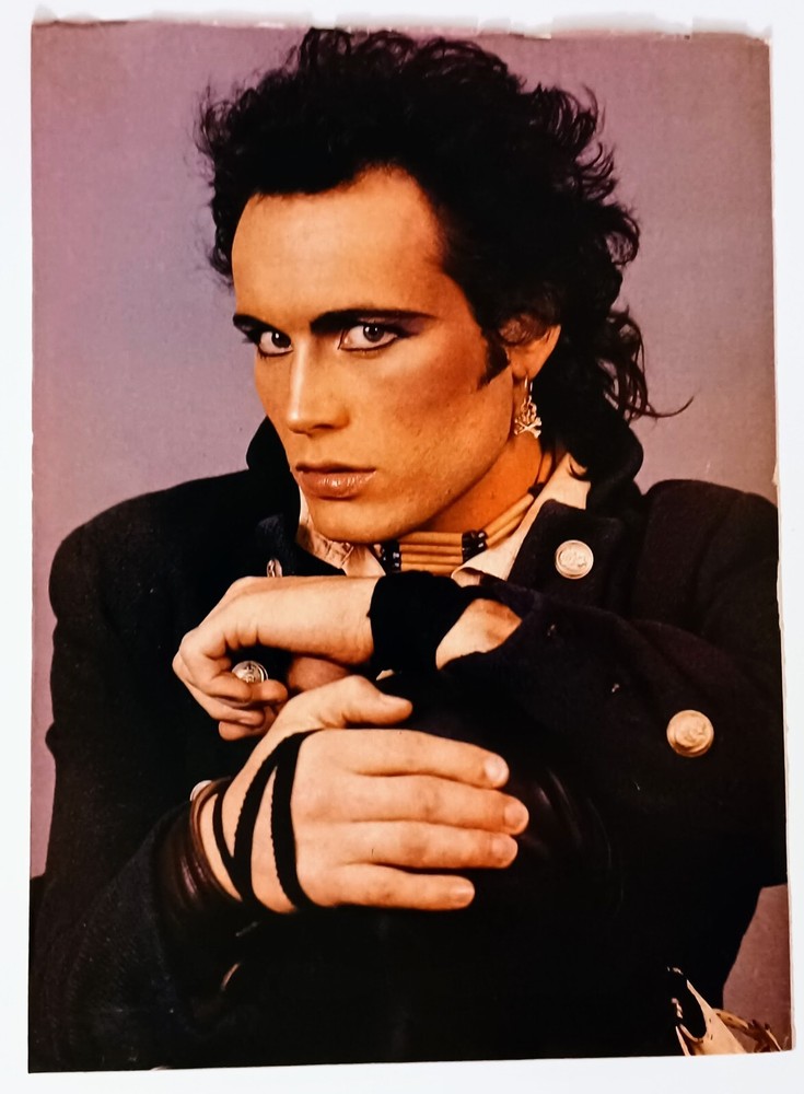 ADAM ANT~ORIGINAL 1983 POSTER~VINTAGE FULL PAGE CREEM MAGAZINE PINUP CLIPPING