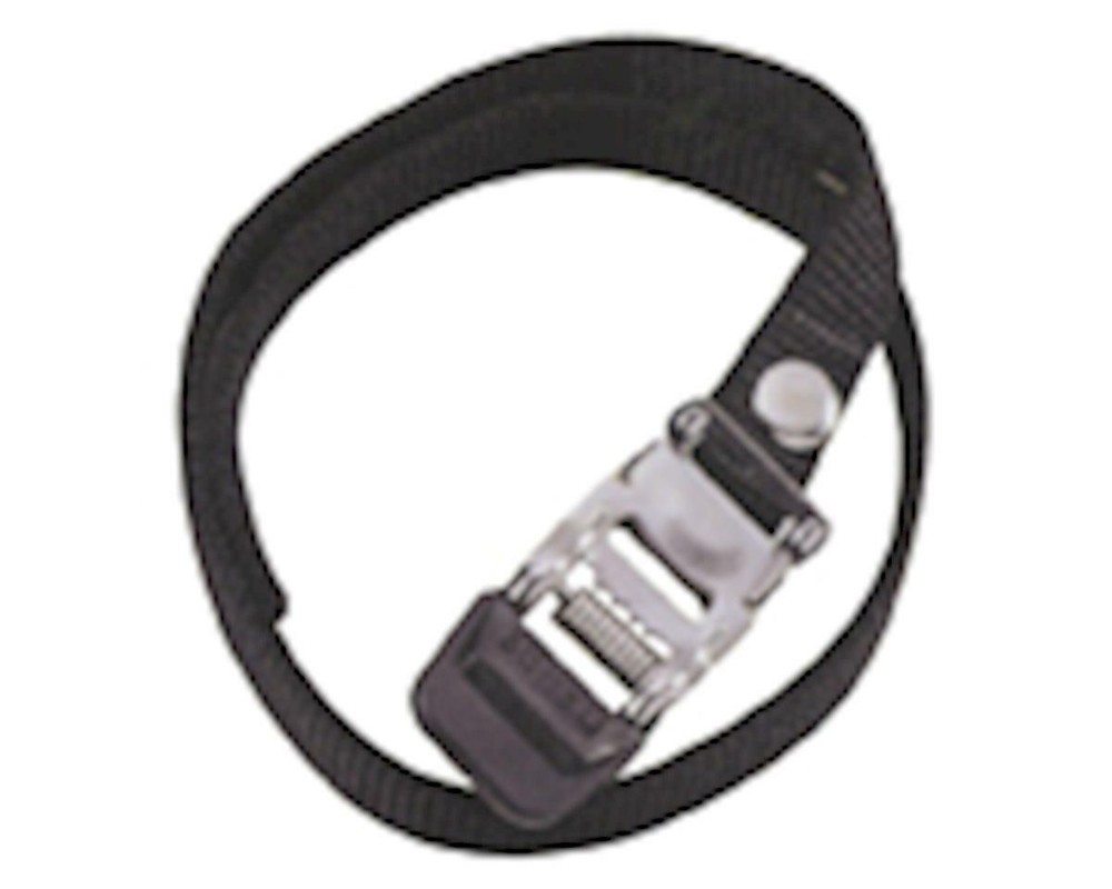 Wellgo Premium Toe Straps (Black) (Pair) [W-4]