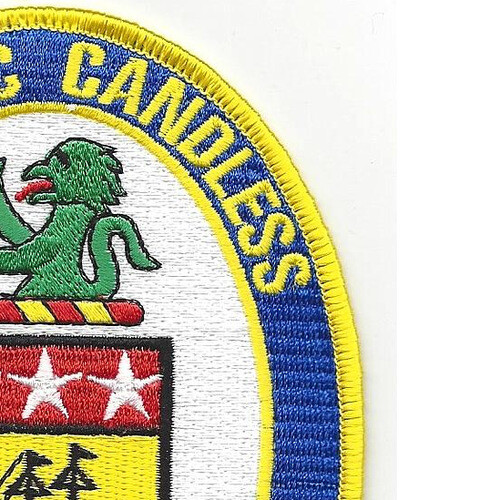 USS Mc Candless DE-1084 Destroyer Escort Ship Patch