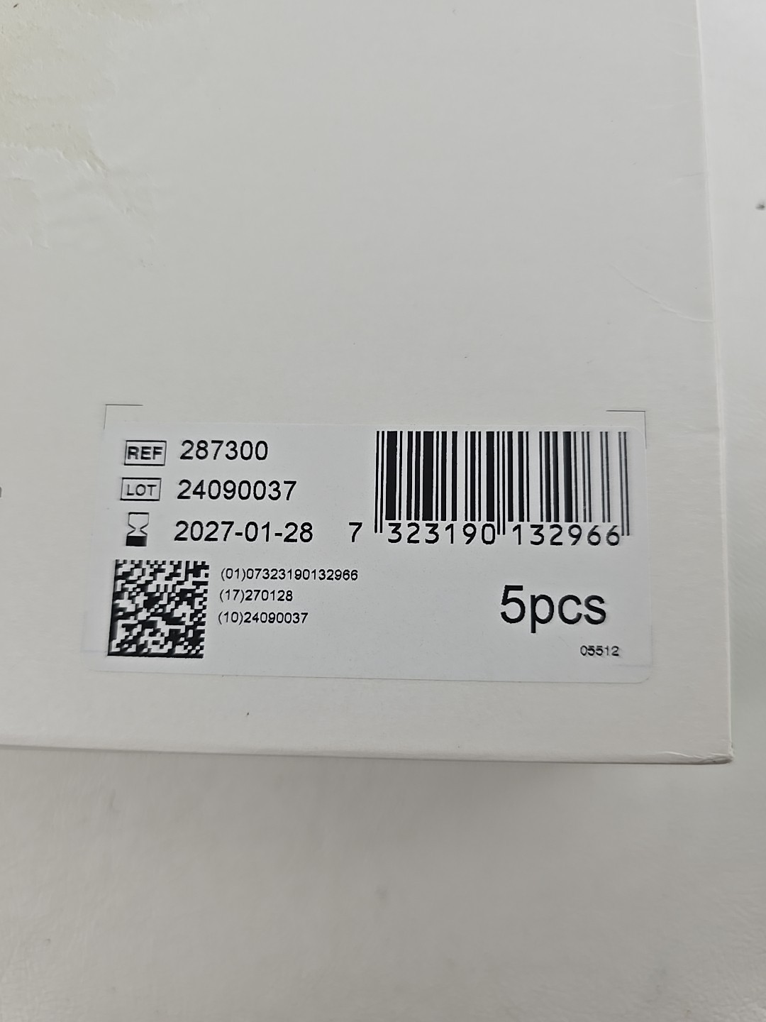 5/Box, Molnlycke Mepilex Ag Soft Silicone Foam 6" x 6" Dressing 287300 -2027 EXP
