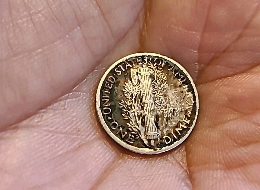 1919 P MERCURY DIME F+/XF BEAUTIFUL TONE