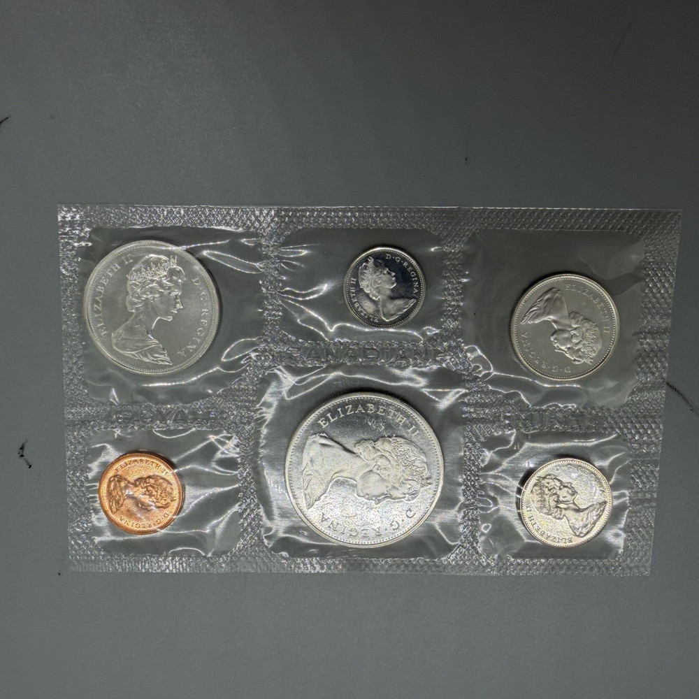 1965 & 1966 CANADA SILVER Mint Sets (Proof like) - 1.1oz. SILVER Each