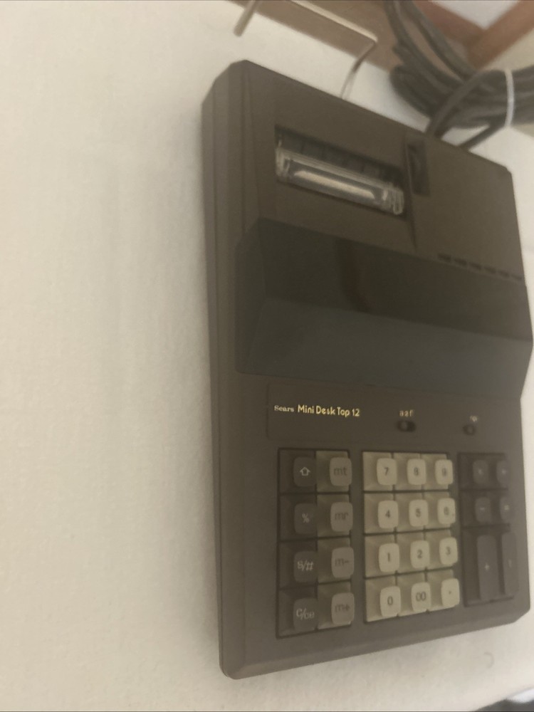 Vintage Sears PD 10 Adding Machine/Calculator Good Condition!