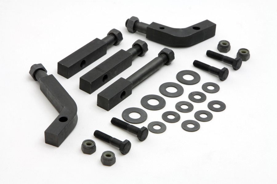 Footboard Mount Bracket Kit Parkerized for Harley-Davidson