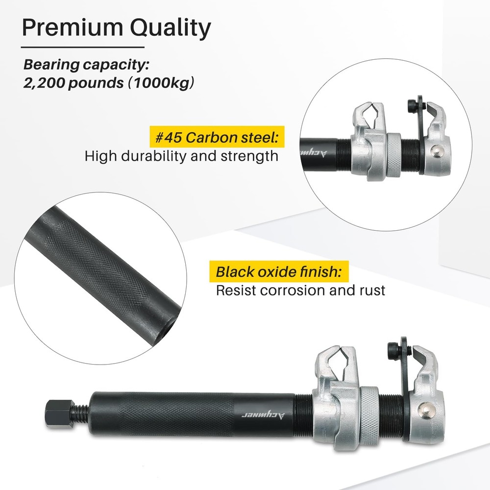 Coil Spring Compressor Tool | Heavy Duty Build, Ultra-Rugged Strut Spring Com...
