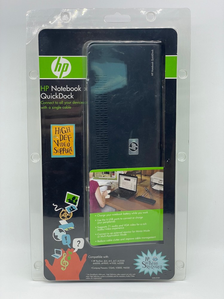 HP Notebook Quick Dock New Opened Package # KN744AA#ABA NEW