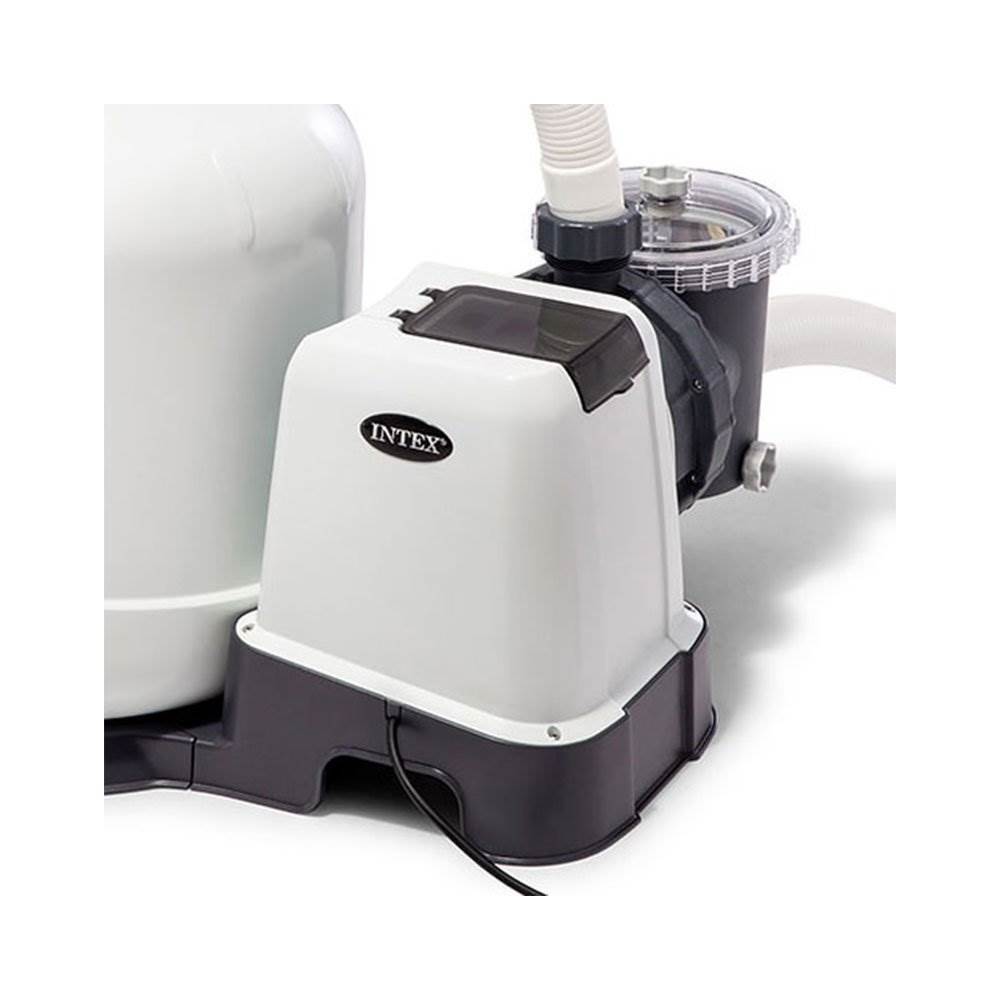 Intex 3000 GPH Above Ground Pool Sand Filter Pump with Automatic Timer(Open Box)