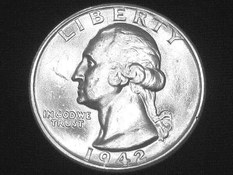 1942-D Washington Quarter --- Choice Uncirculated