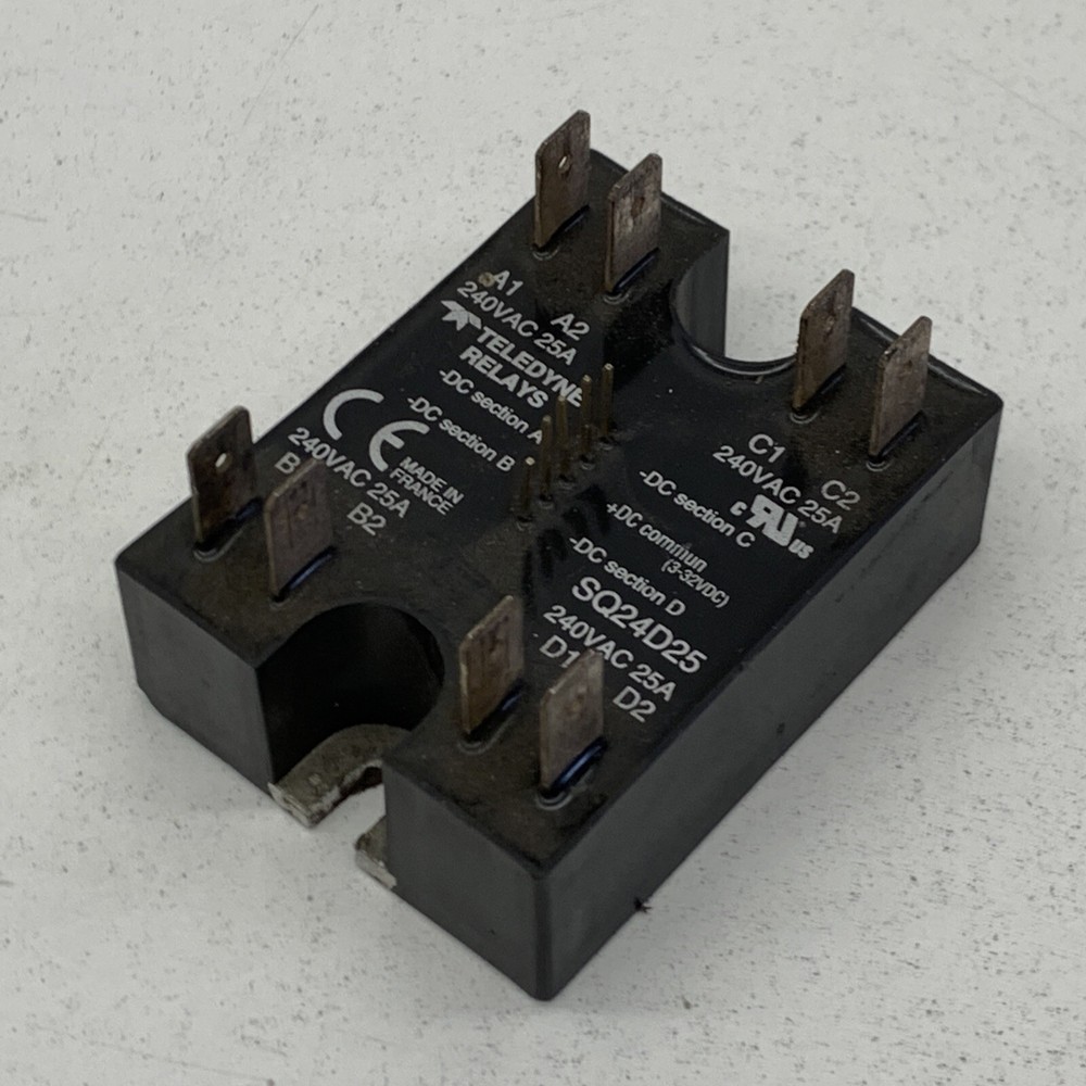 Teledyne SQ24D25 Solid State Relay 25A 240VAC
