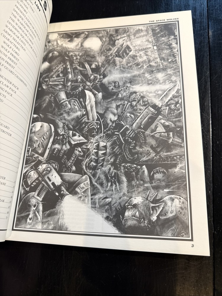 GW Warhammer 40K Codex Space Wolves (2nd Ed) VG+
