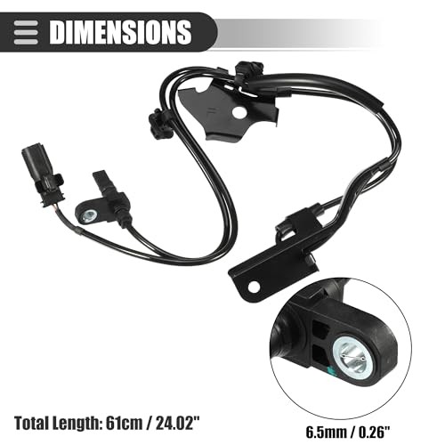 Front Left Right ABS Sensor Wheel Speed Sensor, for Toyota Prius V 2012-2017,