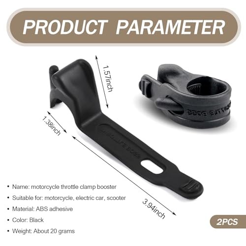 2 PCS Motorcycle Throttle Modification Aid, Throttle Assist Cruise Control