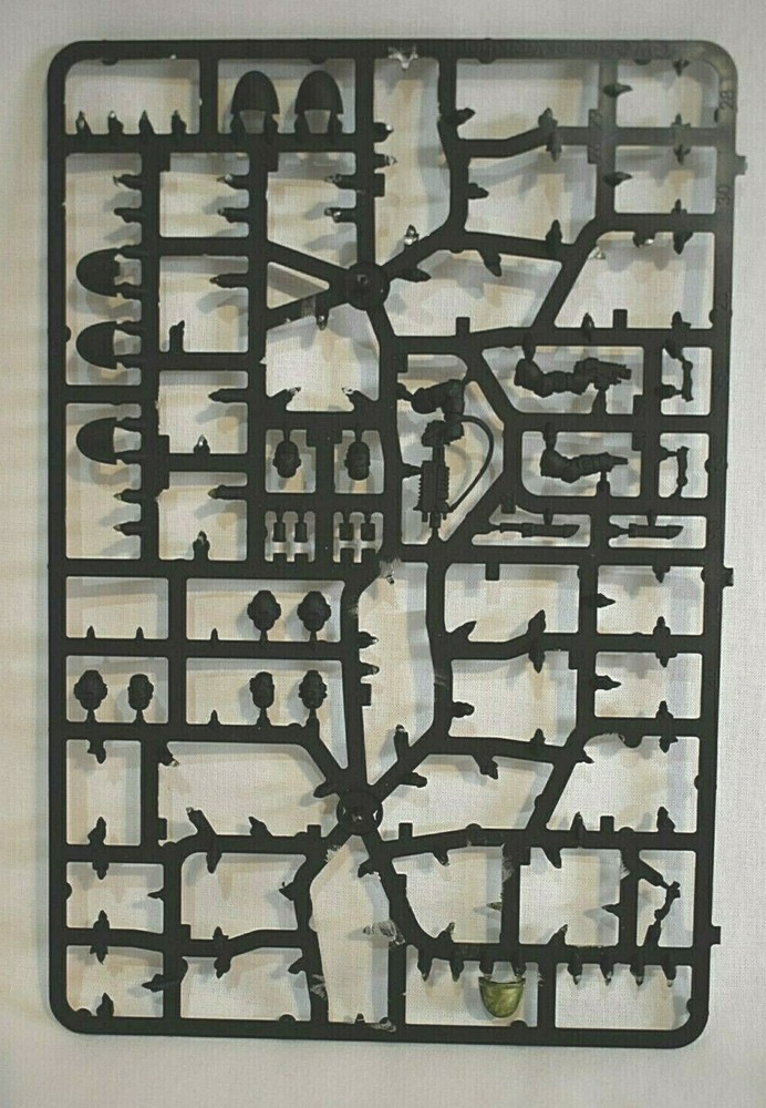 Warhammer 40K Space Marines Primaris Bits on Sprue Primed