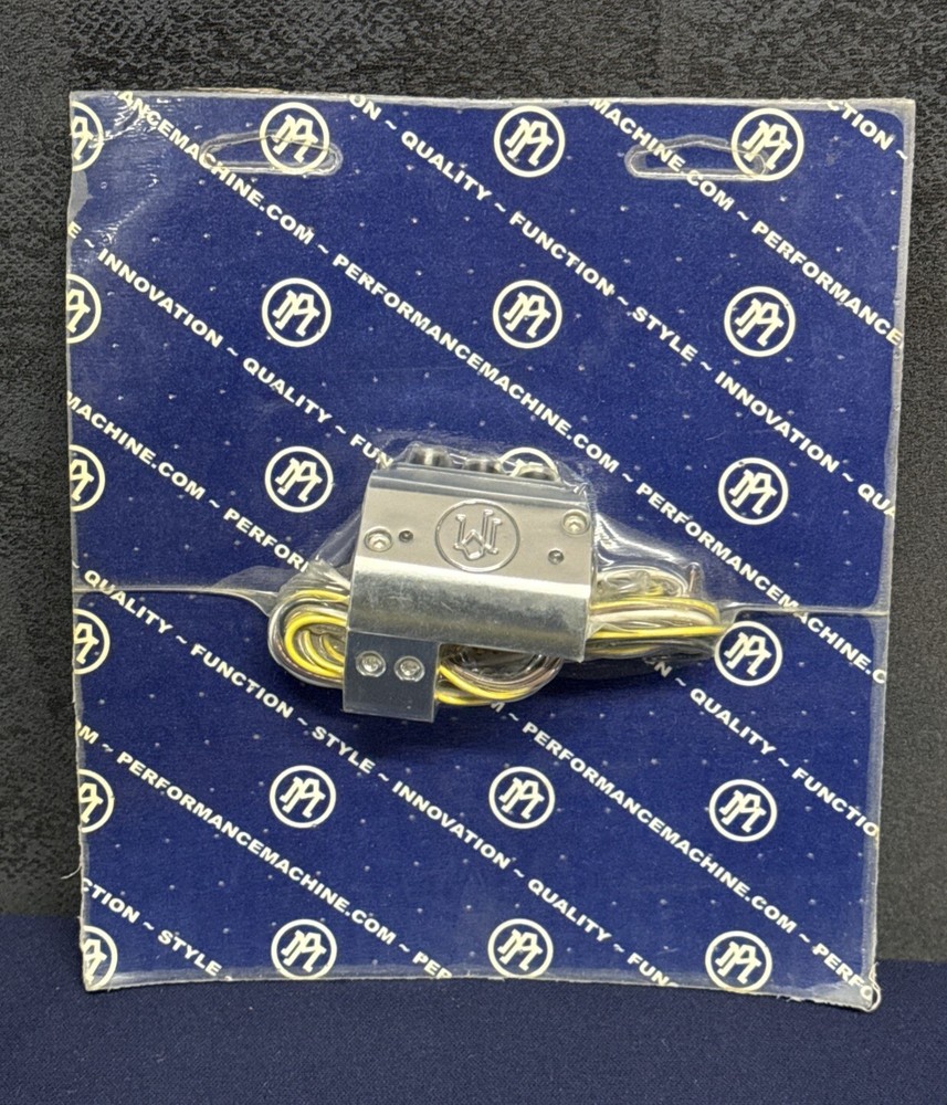 Chrome Left-Side Three-Button Hydraulic Clutch Switch Assembly 0062-2033-CH