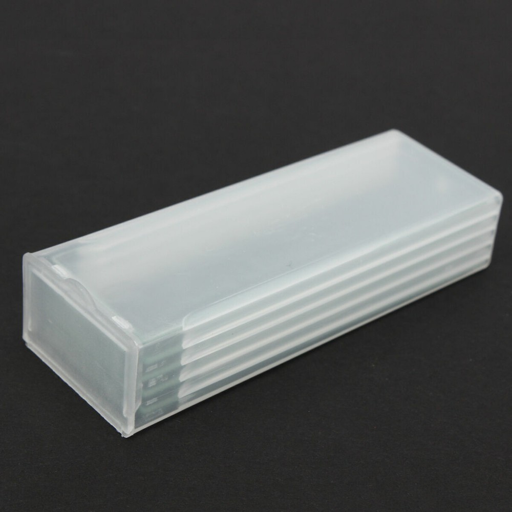 5pcs 1mm Concave Cavity Glass Coverslips Microscope Slide Set Thickness Lab Tool