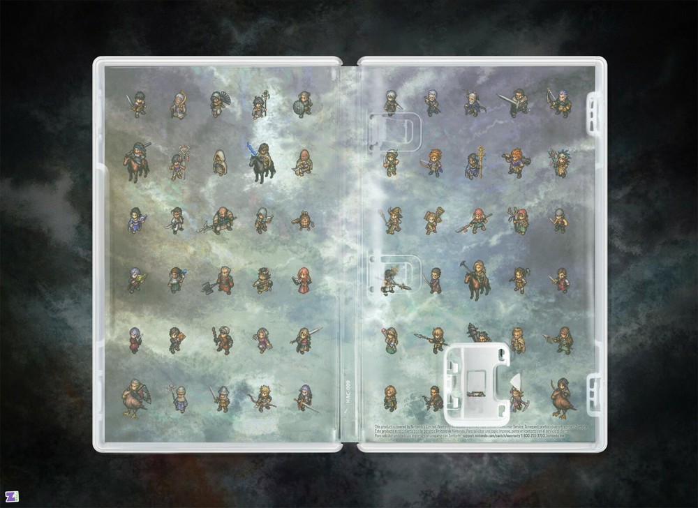 Triangle Strategy Cover Art: Replacement Insert & Case for Nintendo Switch